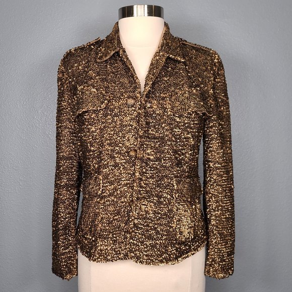 NWT Polo Ralph Lauren Sequined Beaded Jacket, Sz 8 - Picture 5 of 16